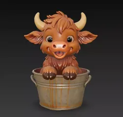 Collectable Acqui - A cute Highlang Cow 05 3D print model