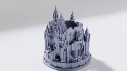 Gothic Hive-City Pen Holder STL Unscaled 3D print model