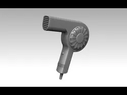 Hair Dryer 3D print model