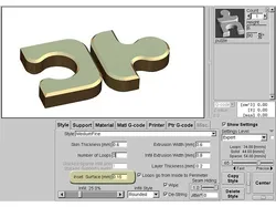 KIS Slicer "inset surface" Calibration Part