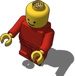 Lego Man Salt Shaker