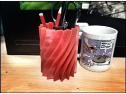 Liquorice Candy Twist Pencil Holder