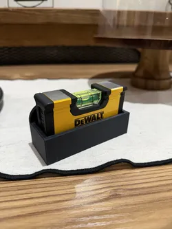 Mini Spirit Level Wall Mount 100mm / Tub - Free 3D Print Model