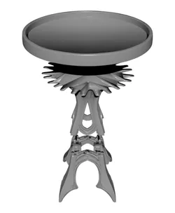 Modern Goth Display Table – Gothic Pedestal Stand