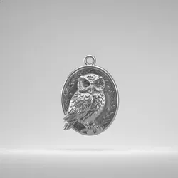 Owl Pendant 3D print model