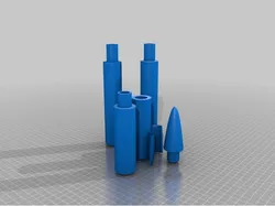 Parabellum Rocket -- spins in flight, looks like a TOW missile
