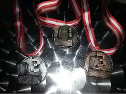 Pinball 3D prize medals