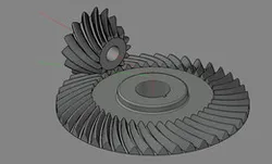 spiral bevel gear 1:3