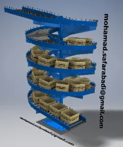 Spiral Gravity Roller Conveyor