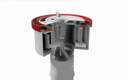 Spiral shaped pressure switch