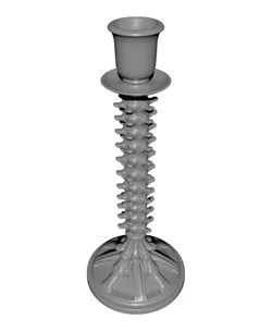 Vertebrae Candle Holder 22mm – Gothic Spine Candlestick