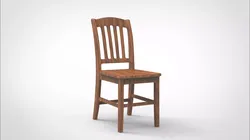 Wooden Chair - 3D print model 3D print model