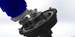 2 stage planetary reducer