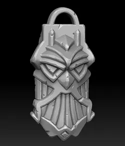 Dwarf keychain 3D print model