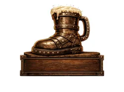 Keychain beer boot 3d boots - Free 3D Print Model