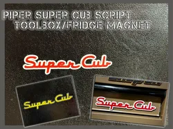 Piper Super Cub Script Toolbox Magnet - Free 3D Print Model