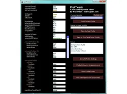 ProfTweak - a MakerWare profile editor