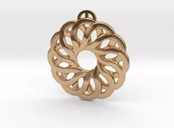 Rosette Pendant 3D print model