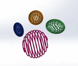 SPRING BALLS WITH EQUATIONS
