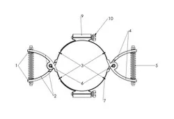 Spring Forced Adjustable Pipe Clamp