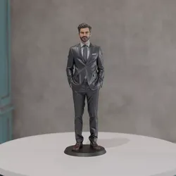 suit model 3D print model
