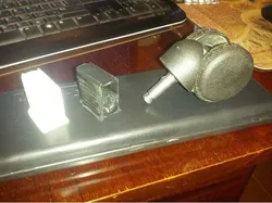 wheel axle holder of the IKEA office chair