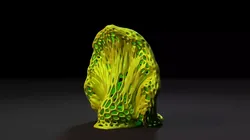 Alien mushroom plant 3D print model