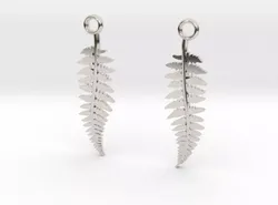 Fern Earrings 3D print model