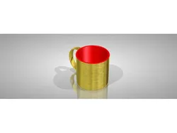 Golden Tea Cup