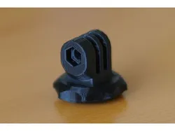 Gopro mount for 1/4"-20 nut and no support