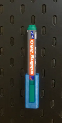 Ikea skadis whiteboard marker holder - Free 3D Print Model