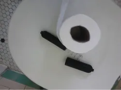 Spring Loaded Bog Roll Holder