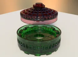 Stackable, captive liquid hydro-static axial bearing design
