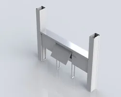 Stainless steel central service spine