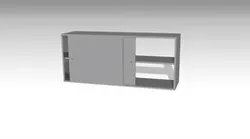 Stainless steel cupboard