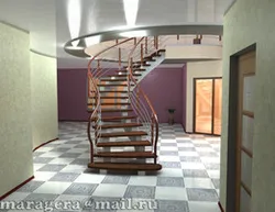 Staircase joining 1nd and 2st floors. Two variants!