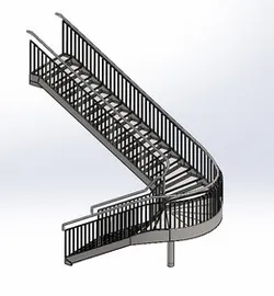 Stairs model D-A-1