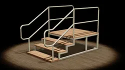 Stairs with railings