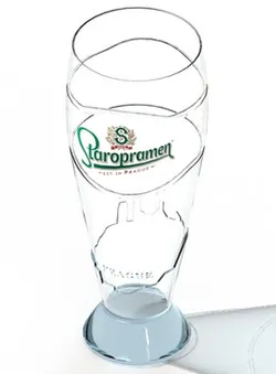 Staropramen beer glass