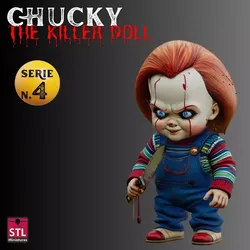 STL Chucky Chibi Style Killer Doll Horror 3D print model