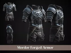 Stylized Orc Armor - Mordor Forged 3D print model