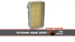Tatooine home door 1 1-6 scale Hottoys 3D print model