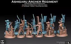 Ashigaru Archer Regiment 3D print model