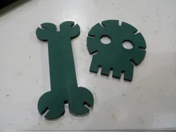 Press-fit Cardboard Skull and Bones Construction Kit