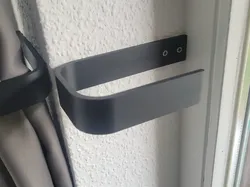 Screw-on Curtain Holders (10cm) - Free 3D Print Model