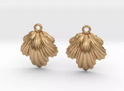 Seashell Earrings 3D print model