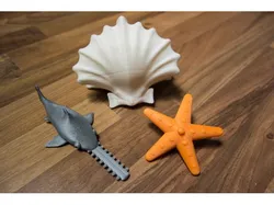 Spinning Toy: Starfish, Sawfish, Shellfish