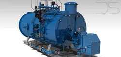 Steam Boiler with structural analysis, Catia V5