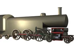 Steam Locomotive (Walschaerts Valve Gear)