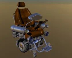 Steam Punk wheel chair design
